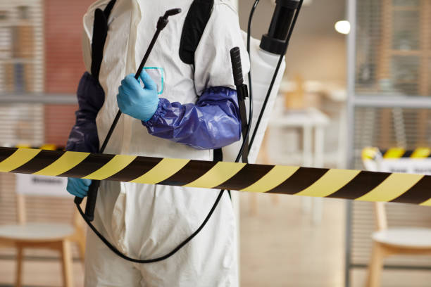 Professional Sewage Cleanup technician working in Granite Falls, NC